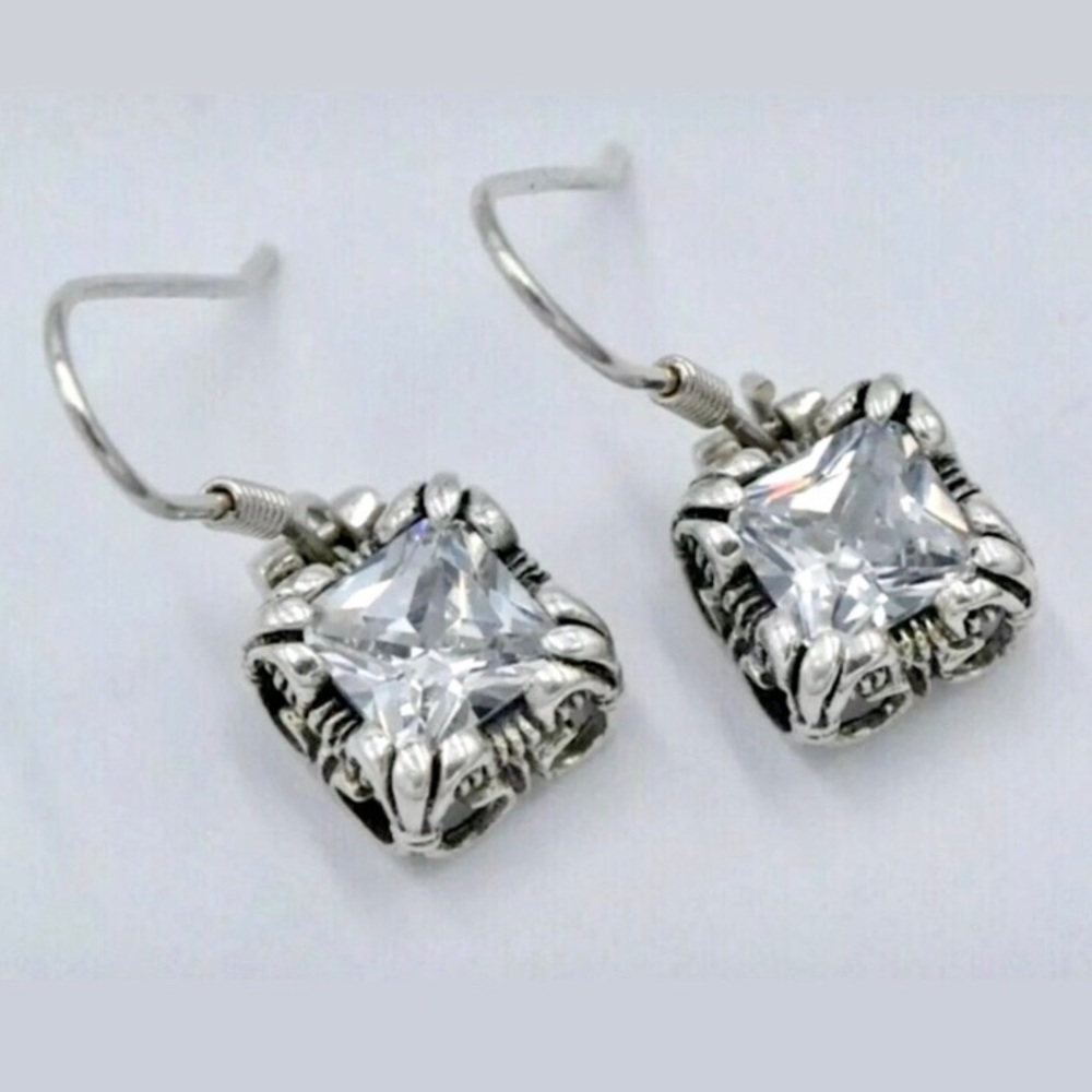 SILPADA Uptown Sterling Silver 925 CZ Earrings